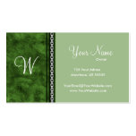 Elegant Green Grunge Business Cards