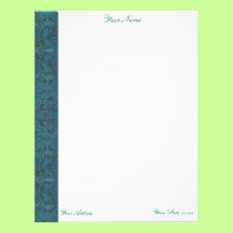 Elegant green Letterhead letterhead