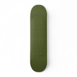 Elegant green pattern with rhombuses on rough blac skate board deck