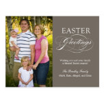 Elegant Greeting Easter Photo Card Post Card postcards