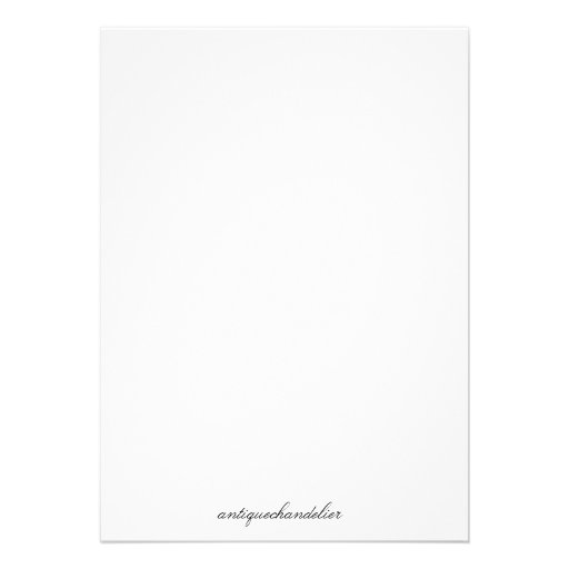 Elegant Grey Wedding Invitation