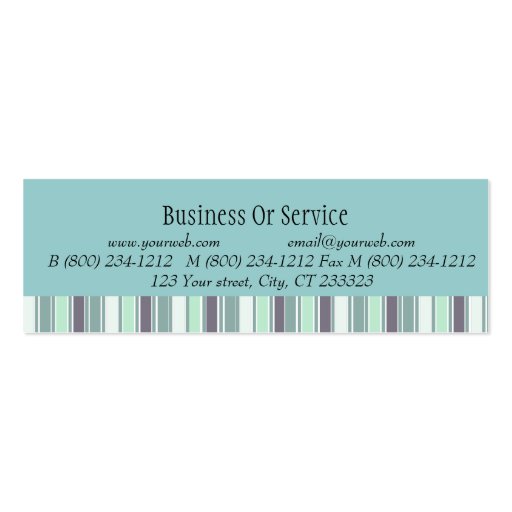 Elegant Handmade Crafts Handmade  Knittings Business Card Templates (back side)