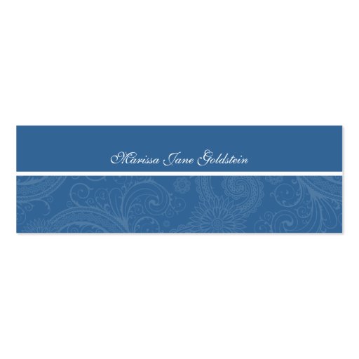 Elegant Hindu Swirl Mommy Cards Business Card (front side)