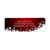Elegant Holiday Address Labels label