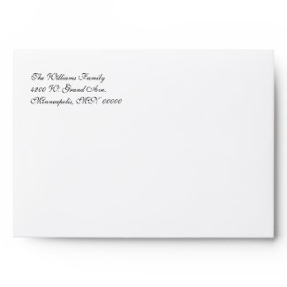 Elegant Holiday Envelope