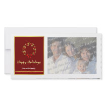 Elegant Holiday Family Photo Cards photo cards