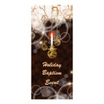 Elegant holiday party catholic personalized announcement