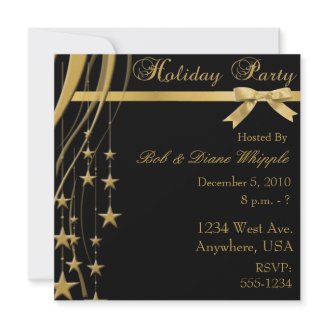 Elegant Holiday Party Invitation