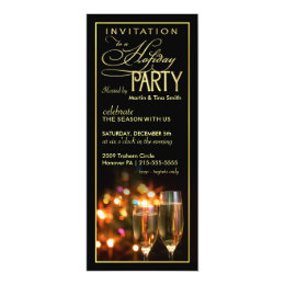 Elegant Holiday Party Invitations - Open House