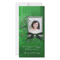Elegant Holiday Photo Card photo cards