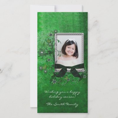 Elegant Holiday Photo Card photo cards