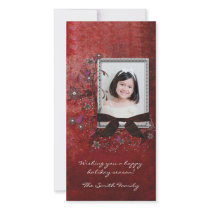 Elegant Holiday Photo Card photo cards