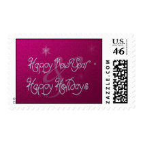 luminaart, byluminaart, postage, holidays, christmas, new year, christmas postage, custom postage, modern, funky, chic, new year's day, Stamp with custom graphic design