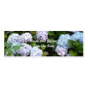 Elegant Hydrangea Save the Date business cards
