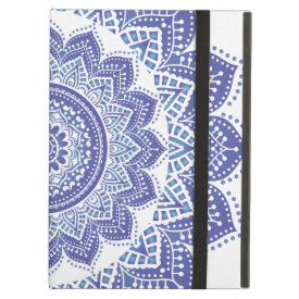 Elegant Indian Ornamental Vintage Design Purple iPad Cover