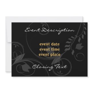 Elegant Invitation Card invitation