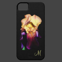 Elegant Iris Sunset Monogram casemate cases