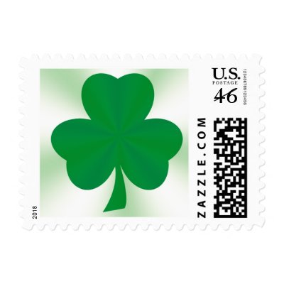 Traditional Irish symbol of good luck this elegant Shamrock stamp can be 
