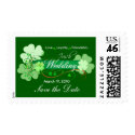 Elegant Irish Wedding Postage Stamps by SquirrelHugger Elegant Irish Wedding Postage Stamps