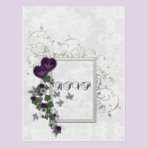 Elegant Ivy Wedding Suite RSVP postcards