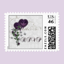 Elegant Ivy Wedding Suite RSVP stamps