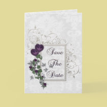 Elegant Ivy Wedding Suite Save the Date cards
