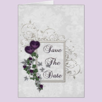 Elegant Ivy Wedding Suite Save the Date cards