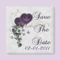 Elegant Ivy Wedding Suite Save the Date magnets
