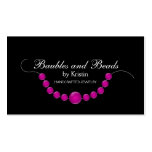 Elegant Jewelry and Beads Business Cards