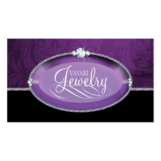 Elegant Jewelry Business Card Template
