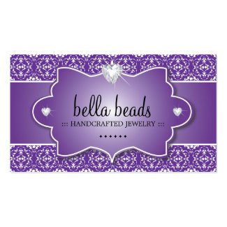 Elegant Jewelry Designer Business Cards profilecard