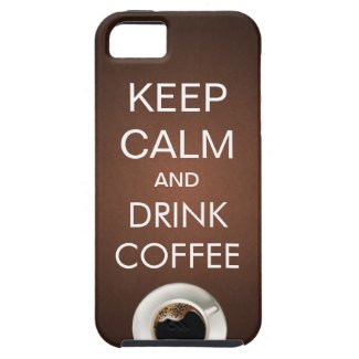 Elegant Keep Calm &amp; Drink Coffee iPhone 5 Case