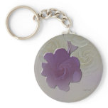 Elegant Key Chain Keychain - Purple Daisie
