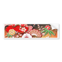 Elegant Kimono - Japanese Design Bumper Sticker