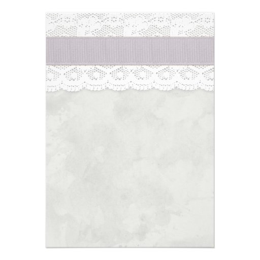 Elegant Lace and Pearls Bridal Shower Invitations