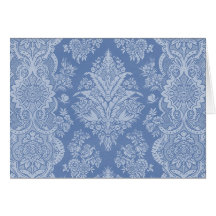 Elegant Lacy Blue Greeting Cards