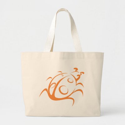 Elegant Ladybug Tattoo Style Canvas Bags by graphicdesigner