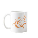Elegant Ladybug Tattoo Style mugs