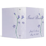 elegant lavender floral design binder