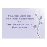 elegant lavender floral design business card template
