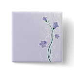 elegant lavender floral design pin