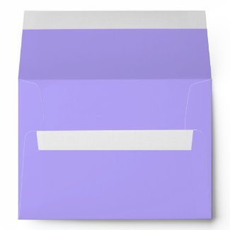Elegant Lavender Purple Linen Envelopes