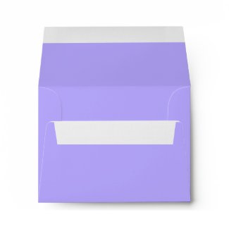 Elegant Lavender Purple Linen RSVP Envelopes