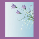 elegant lavender purple tulips design