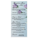 elegant lavender purple tulips wedding rack cards
