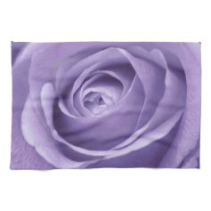 Elegant Lavender Rose Collection Kitchen Towel