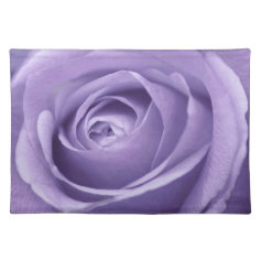 Elegant Lavender Rose Collection Placemats