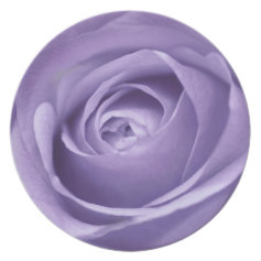 Elegant Lavender Rose Collection Plates