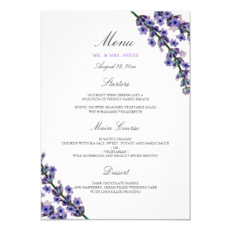 elegant dinner menus