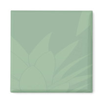 Elegant Leaves button Refrigerator Magnets